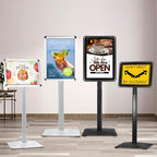 STANDNEE Heavy-duty Poster Stand Holder 11"x 17" Pedestal Floor Standing Sign - Image 2