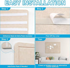 Large Felt Bulletin Board for Wall, Soft Felt Cork Board for Office, Home - Image 4