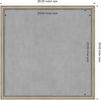 Amanti Art Silver Framed Magnetic Board 26x26 Medium Vision Board - Image 4