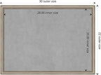 Amanti Art Silver Framed Magnetic Board 22x30 Medium Vision Board - Image 4