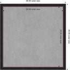 Amanti Art Black Framed Magnetic Board 26x26 Medium Vision Board - Image 4