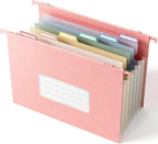 EcoStash Wheat Straw Expanding Hanging File Folders, 1.2" Accordion Pockets - Image 7