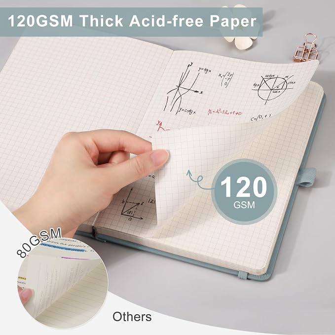 EMSHOI A5 Graph Paper Notebook Journal - Image 9