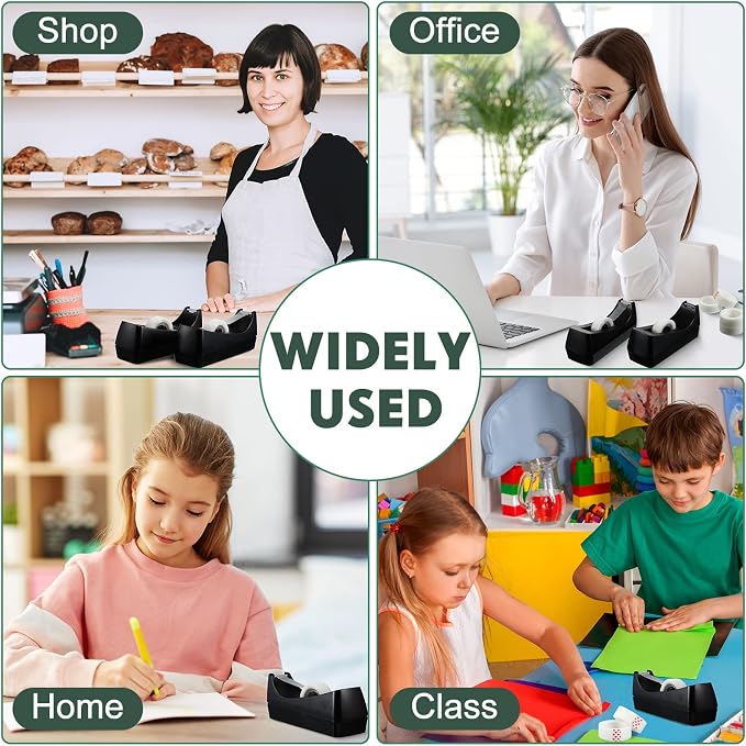Yahenda 10 Pack Desktop Tape Dispenser Non Skid Base - Image 7