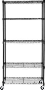 Seville Classics UltraDurable Heavy Duty NSF Solid Steel Wire Rack Storage Unit - Image 2