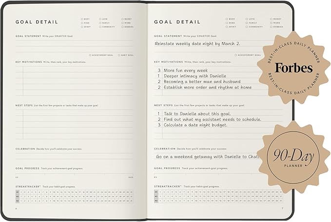 Full Focus Evergreen Linen Planner by Michael Hyatt - Image 5