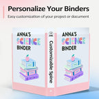 BinderX Extra Durable 3 Ring Binder, Round Rings 1 Inch Binder, Fits 175 Sheets - Image 5