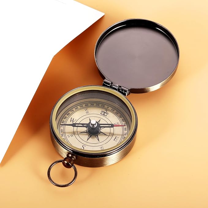 Retirement Gifts for Men, Compass Gifts, You Will Be Missed Vintage Compass - Image 8