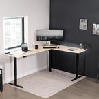 VIVO Electric Corner 84 x 63 inch L-Shaped Standing Desk, Memory Height - Image 8