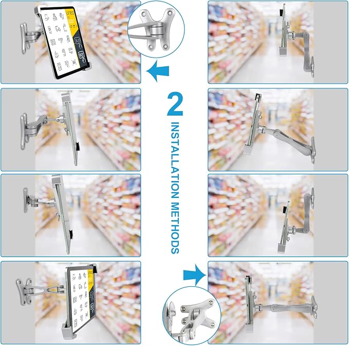 YOOZ Anti Theft Wall Mount for Tablet, Kiosk Counter Retail Security Stand - Image 7