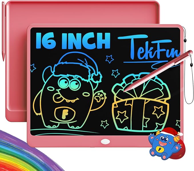 TEKFUN LCD Writing Tablet for Adults, Large Doodle Board, 16 Inch Colorful by TEKFUN