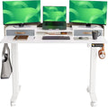 Claiks Standing Desk with Drawers, Stand Up Electric Standing Desk Adjustable by CLAIKS