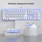 MOFII Wireless Keyboard and Mouse Combo, Computer Full Size 2.4G Plug and Play - Image 7