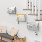 YINGHUA 3 Pack Mesh File Holders Wall Mounted - Image 7