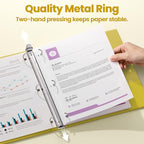 SUNEE 3 Ring Binder 2 Inch 1 Pack - Image 2