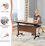 Conference Table, 55.1''Folding Conference Room Table - Image 5