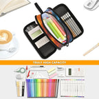 DVGMBXY Football Water and Fire Pencil Case Box - Image 5