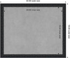 Amanti Art Black Framed Magnetic Board 18x22 Small Vision Board - Image 2