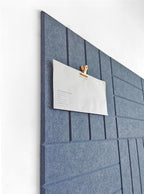 DECORITA Felt Bulletin Board Tiles | Modern Cork Board Alternative | Large Cork - Image 2