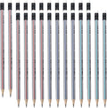 M&G Signal Series 24 Pack 2B Triangular Wood-Cased Pencils, Pre-Sharpened by MG