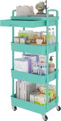 Calmootey 4-Tier Rolling Utility Cart by Calmootey