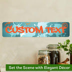 Custom Sign, Custom Street Sign, 11 Font Colors, 13 Font Styles, 4 Hole Options - Image 4