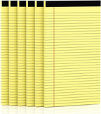 Roneky Yellow Legal Pads 8.5 x 14 Note Pads, 6 Pack 8.5 x 14 Notepads, Wide by NotePads