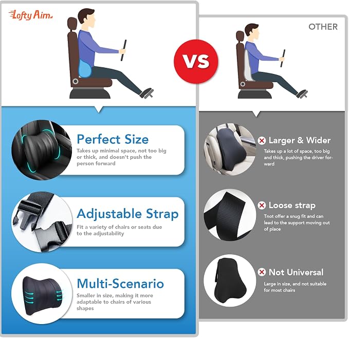 Lofty Aim Lumbar Support Pillow - Image 9