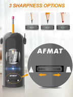 AFMAT Electric Pencil Sharpener, Fully Automatic Pencil Sharpener - Image 3