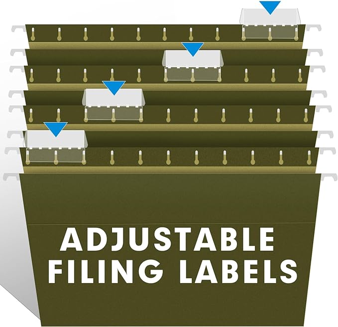 Extra Capacity Hanging File Folders, RAZCC 30 Pack Letter Size Reinforced - Image 6