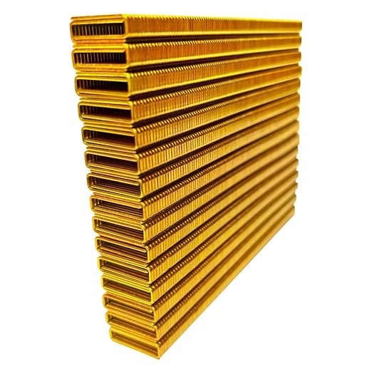 SimCos 18 Gauge 1/4" Narrow Crown Staples, Galvanized Upholstery Staples by SimCos