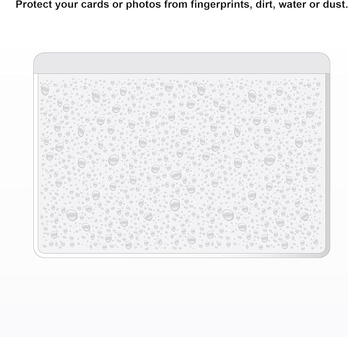 Clear Adhesive 4" x 6" Index Card Pockets - Image 5