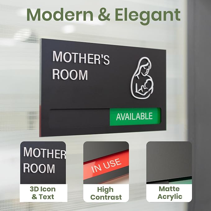 Studio Room Door Sign, Do Not Disturb Signs, In Use Available Office Slider - Image 5