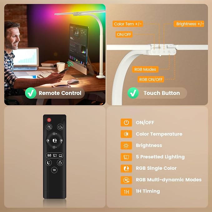 SIBRILLE Upgraded LED Desk Lamp - Image 5