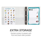 Samsill Economy 2 Inch Mini 3 Ring Binder, Made in The USA, 9.1" x 8.5" Round - Image 6