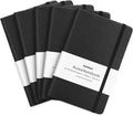 Huhuhero Lined Journal Notebook, 5 Pack Black Hardcover Notebooks by Huhuhero