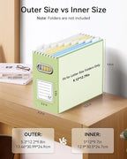 Oterri Cardboard File Organizer Box - Image 2