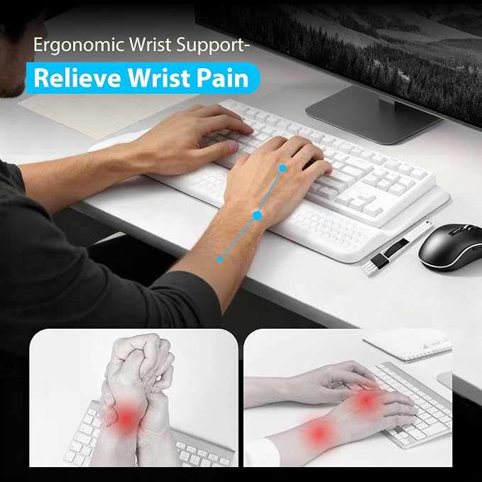 Wrist Rest for Keyboard, Ergonomic Keyboard Stand - Image 3