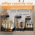 Henyol 2Packs Under Sink Organizer - Image 6