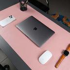TORONATA Jersey Genuine Calfskin Leather Desk Pad, Office Desk Mat by TORONATA