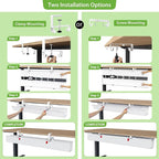 KEEGH Extra Large 48" Under Desk Cable Management Tray - Image 6