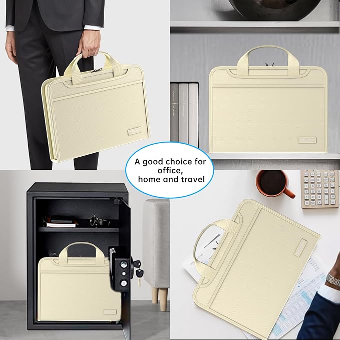 ENGPOW Accordion File Organizer, Fireproof Expanding File Folder - Image 7