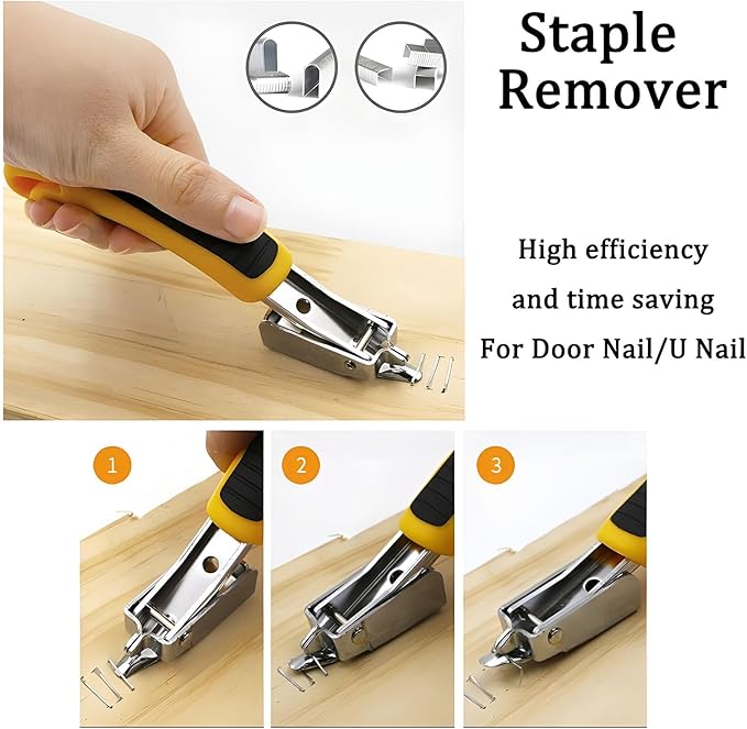 Tayfeim 4Pcs Upholstery Staple Remover Nail Puller Nail Remover Tool Set - Image 3
