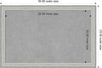 Amanti Art Silver Framed Magnetic Board 23x35 Large Vision Board - Image 4