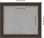 Amanti Art Black Framed Magnetic Board 21x25 Small Vision Board - Image 3