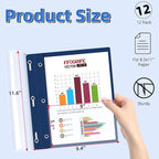 HAUTOCO 12 Pack Plastic Report Covers - Image 2