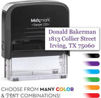 Custom Self Inking Rubber Stamp by Maxmark