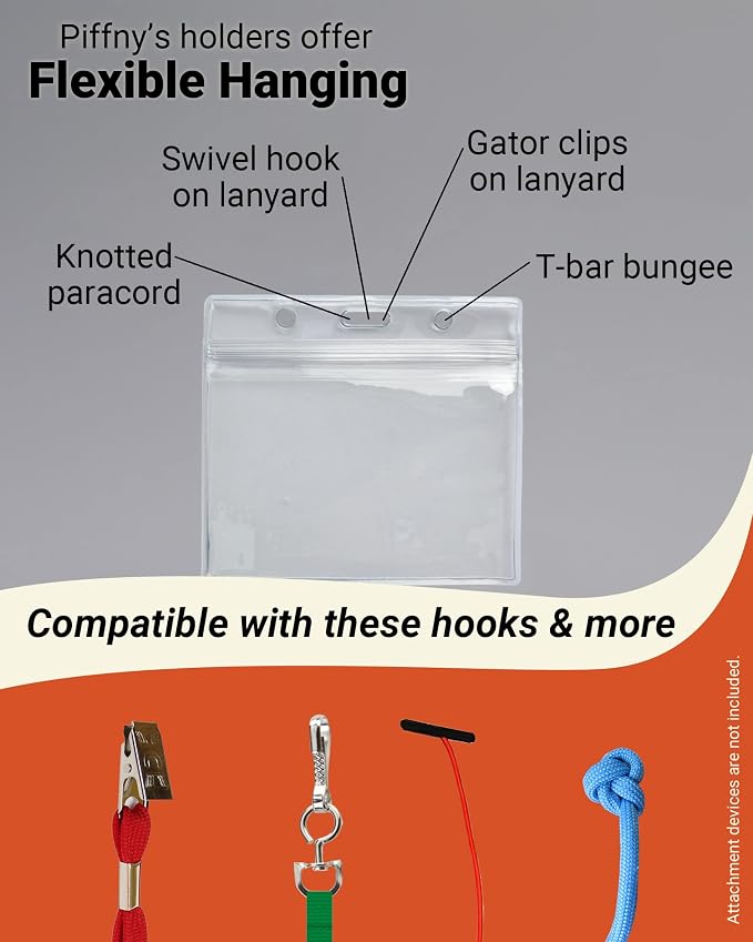 Clear ID Holder for Lanyard - Image 6