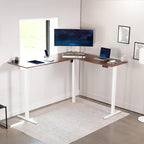 VIVO Electric Corner 75 x 63 inch L-Shaped Standing Desk, Memory Height - Image 7