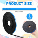 AmazingSpark Magnetic Tape Roll Thin Strips, 1/4 Inch x 33 Feet Magnetic Board - Image 2